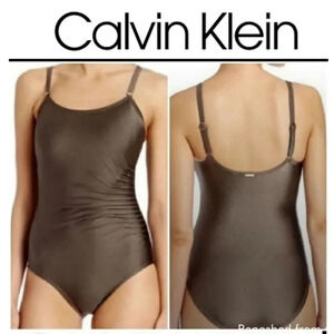 New Calvin Klein One-Piece Swimsuit Sz 6  & 12